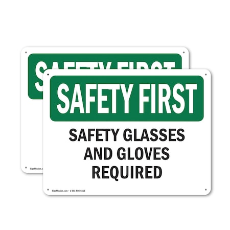 Signmission 7 in Height, 10 in Width, Aluminum, Rectangle OS-2PACK-SF-A-710-L-10903